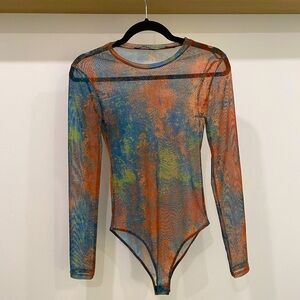 Zara Long Sleeve Bodysuit Size S